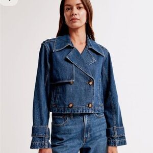 Abercrombie & Fitch Denim Button Up Jacket